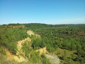 Détails d'une des carrières - « Les Terres Rouges »