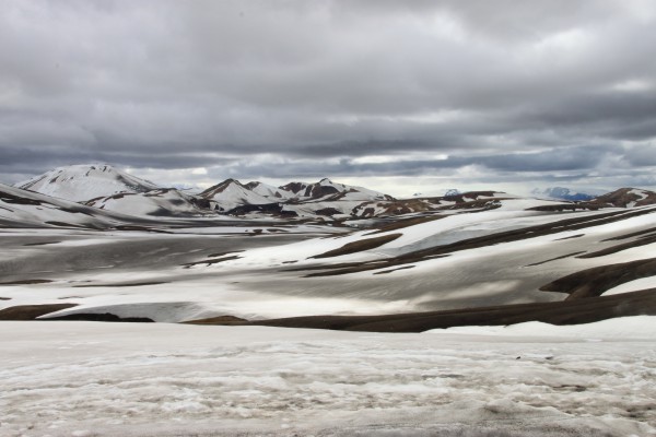 Vallée àa traverser àvant l'arrivée à Hraftinnusker