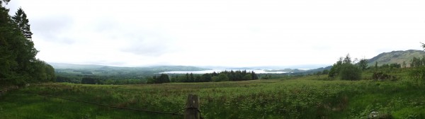 Sud du Loch Lomond vue depuis la sortie de Garadhban Forest