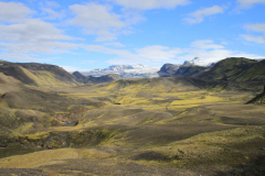 Vue sur Mýrdalsjökull depuis